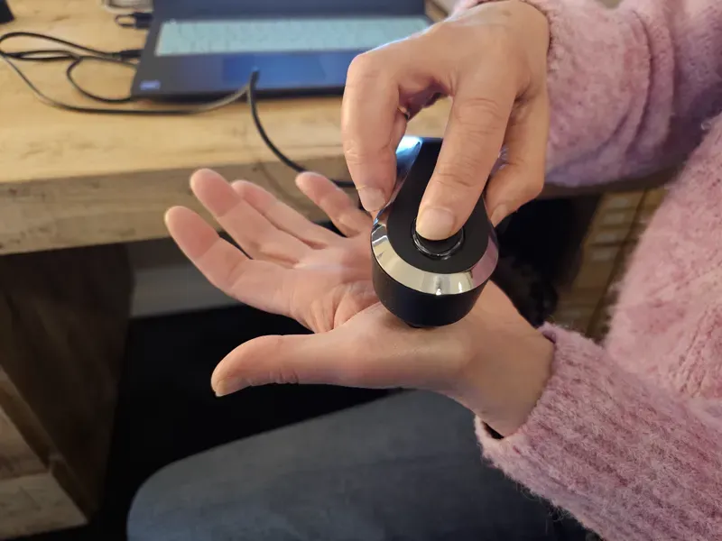 OligoScan meting op de handpalm